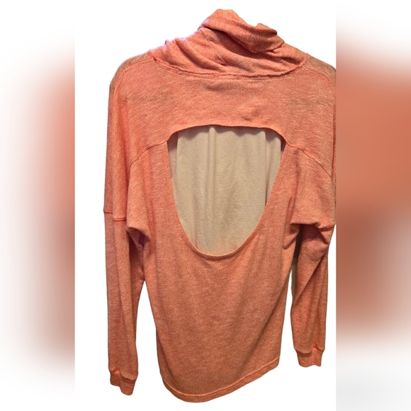 VICTORIA'S SECRET PINK Lightweight Bling Hoodie Peekaboo Open Back Women's S - Picture 2 of 8